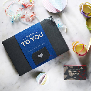 Cá Nhân tay áo sô cô la sang trọng bao bì Quà Tặng màu đen rỗng sô cô la Hộp quà tặng giáng sinh - Product Image 3