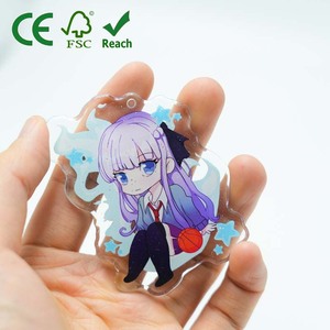 Elegant Custom Printed Designs Keychains Elegant Acrylic Standees and Keychain Accessories-Unique Plastic Crafts Gift Items