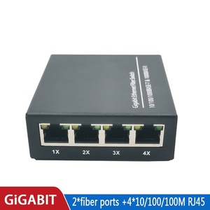 Switch Ethernet Gigabit in Fibra Ottica con 2 Porte Fibra e 4 Porte GE, Prestazioni Stabili, Schermatura Metallica per Applicazioni FTTX - Product Image 3