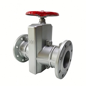 Válvula de Abrazadera de Tubo de Aluminio Tipo Volante con Brida GJ41X, Adecuada para Aplicaciones de Minería y Tratamiento de Aguas Residuales - Product Image 3