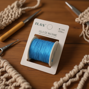 Filo per Macramè Iln 1Mm Blu 20M per Lavori Artigianali - Product Image 3