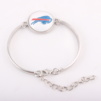 Bracelet tendance avec logo des équipes de football NFL, rugby Buffalo City, accessoires de survie faits à la main, cadeau en gros
