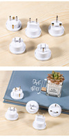 Adaptateur de voyage universel multi-prises UK EU US AU SA, prise de conversion universelle 250V 10A 16A type EU
