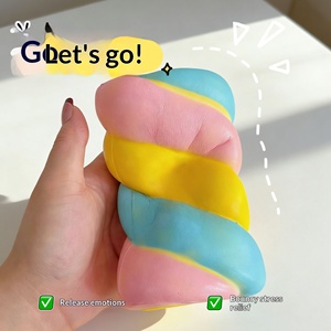 ของเล่นบีบคลายเครียด เนื้อนุ่มพิเศษ บัตเตอร์บล็อกและแท่งรูปทรงอาหารเหมือนจริง ทำจากวัสดุ PU - Product Image 2