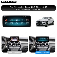 Autoradio Android Qualcomm 12,8 pouces pour Mercedes Benz Classe GLC X253, écran tactile Carplay, GPS, WIFI, lecteur vidéo