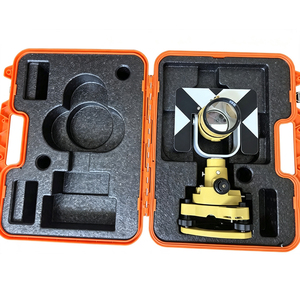 Kit de prisma para estación total con trípode y adaptador de prisma, plomada óptica, sistema de conjunto de trípode y prisma metálico - Product Image 3