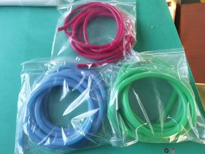 Grosir latihan atlet kebugaran kekuatan ketahanan daya 12/14/16mm 5 meter panjang silikon kuat pita resistensi elastis - Product Image 2