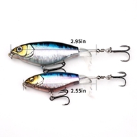 TG Topwater Whopper Plopper 6g 11g Leurre Flottant à Queue Rotative pour la Pêche au Brochet en Eau Douce et Salée