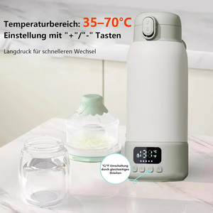 Portable USB <span class=keywords><strong>chauffe</strong></span>-lait chauffage rapide formule de lait maternel OEM bébé fournitures d'alimentation pour voyage en plein air - Product Image 1