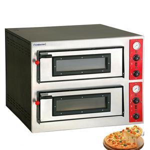 Commercial Bakery Equipment Stainless Steel 2 Deck Pizza Bread Baking Oven with Stone - Product Image 1