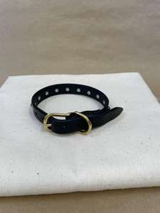 ชุดสายจูงหนังคอปกคริสตัลพลอยเทียมสำหรับเดินขนาดเล็กและขนาดกลางคอสัตว์เลี้ยงของขวัญสุนัขใหม่ - Product Image 3