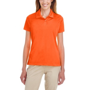 เสื้อโปโลแขนสั้นผู้หญิง ผ้าถัก สีพื้น ทรงปกติ คุณภาพสูง รับทำโลโก้ตามสั่ง ขายส่งจำนวนมาก - Product Image 3