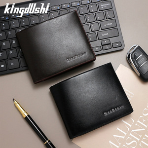 กระเป๋าสตางค์หนัง PU ของผู้ชาย, กระเป๋าสตางค์หนังหัวนุ่มลำลองกระเป๋าสตางค์บางพิเศษของขวัญตามสั่ง - Product Image 3