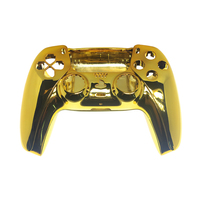 Coque de remplacement du contrôleur pour les couleurs plaquées PS5, y compris la bande décorative, diverses couleurs chromées
