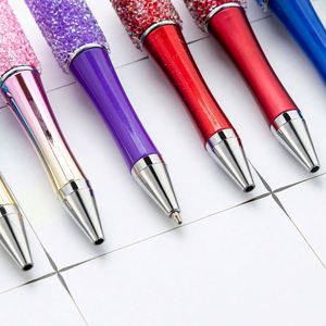 DIY Beaded Ballpoint Pens with <b>Glittering</b> Rhinestones, Multicolor Starry Design, Creative Craft Gift for All Ages - Product Image 3