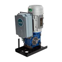 Opérateur de portail coulissant de qualité industrielle 2000 kg 220 V avec batterie de secours solaire en option, structure à engrenages en aluminium pour portails lourds