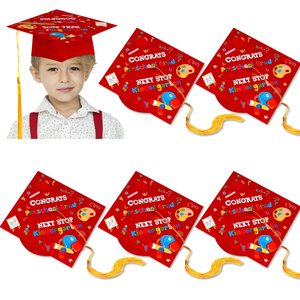 Gorros <span class=keywords><strong>de</strong></span> <span class=keywords><strong>Graduación</strong></span> Preescolar al por Mayor con Pegatinas y Estampado 2024 con Borla <span class=keywords><strong>para</strong></span> Estudiantes Personalizados, Tejidos en 100% Poliéster - Product Image 5