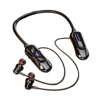 Earphone Bluetooth FD-6 Neckband Laris Manis, Suara Berkualitas Tinggi, Nyaman Dipakai, Daya Tahan Baterai Ultra Lama, Headset Nirkabel untuk Olahraga