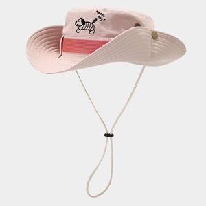 Yıkanmış Pamuklu Kanvas Kova Şapka Özel Nakış Logolu UV Korumalı Açık Hava Balıkçılık Yürüyüş Safari Rüzgar Geçirmez Çene İpli Şapka - Product Image 2