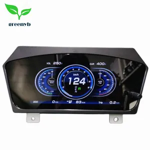 Car Speedometer. Auto Dashboard with Gauge of Speed, Tachometer