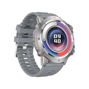 1.46英寸全触摸彩色屏幕智能手表多运动模式健康监控磁性充电时尚数字手表