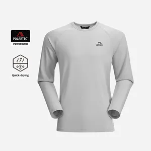 <span class=keywords><strong>Ropa</strong></span> de Senderismo Pelliot Vintage a Cuadros para Hombre, de Secado Rápido, Cuello Redondo, Absorbe la Humedad - Product Image 1