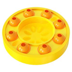 Distributeur de nourriture pour chien moderne et écologique, plateau tournant en plastique, accessoire d'alimentation interactif - Product Image 2