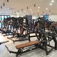 Nouvelle Machine de Fitness en Acier à Charge de Plaques, Presse Inclinée Assise pour l'Entraînement des Pectoraux, du Dos et des Bras