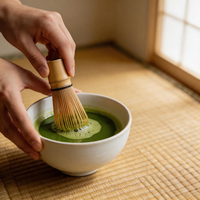 Ensemble fouet à matcha en bambou personnalisé de haute qualité, fait main, avec logo sur mesure, pour thé matcha (Chasen)
