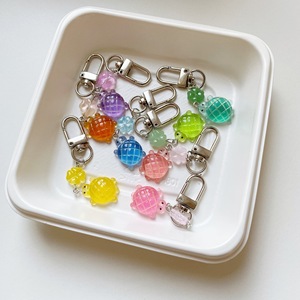 Llavero de Plástico Colorido para Mochila, Regalo, Recuerdo de <span class=keywords><strong>Fiesta</strong></span>, Llavero de Tortuga Adorable con Dije de Flor - Product Image 3
