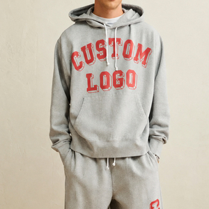 Sweat-shirt à capuche surdimensionné en molleton doux de haute qualité, avec poche kangourou et cordon de serrage, imprimé plage avec logo personnalisé. - Product Image 1