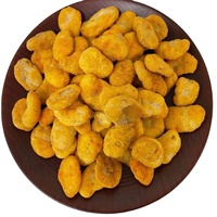 Snacks de haricots fava salés semi-doux, faibles en gras, certifiés BRC, en vrac, sains et savoureux