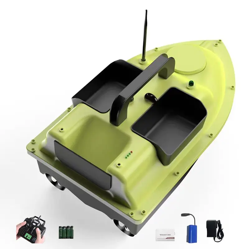 Rising China 3 Hoppers RC 5200 mAh 16 Point One key Return With GPS Autopilot Fishing Bait Boats