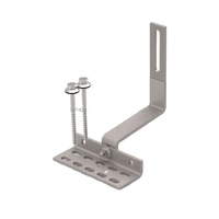 Crochets de fixation solaire ajustables antirouille les plus vendus pour panneaux photovoltaïques sur toiture, système de support pour tuiles, crochet de montage solaire