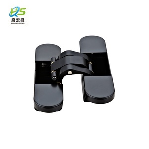 High Quality 3d Adjustable Hidden Hinge 60kg Italy Design Zinc Door 180 Degrees Hinges for Bld-g130 180 Degree Opening - Product Image 4