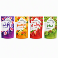 Op maat gemaakte 500g voedselveilige diepvries ziplock zak gedroogde snoepverpakking Doypack plastic staande pouch