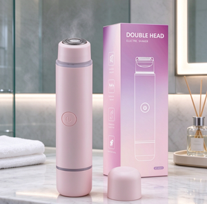 Depiladora Eléctrica 2 en 1 de Doble Cabezal <span class=keywords><strong>para</strong></span> <span class=keywords><strong>Mujer</strong></span>, <span class=keywords><strong>para</strong></span> Zonas Íntimas y Depilación Corporal Completa - Product Image 1