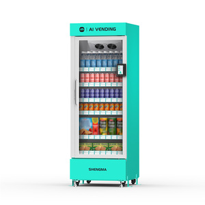 Distributeur automatique intelligent 24/7 de nourriture fraîche, capacité 520L, boissons fraîches, snacks, surveillance à distance 4G LTE, marché américain - Product Image 2