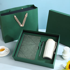 Libreta de Negocios A5 de Cuero LX250725, Encuadernación Cosida, Personalización con Grabado, Papel Daolin de 80 g/m², Set de Regalo para Oficina - Product Image 2