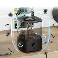 Humidificateur portable à LED 4,5 L, diffuseur d'huiles essentielles aromatiques, humidificateur ultrasonique à brume froide USB pour la maison, désinfection par ultrasons