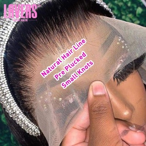 Brazil HD ren phía trước tóc giả, tóc giả tóc con người ren phía trước Brazil 30 inch, mật độ 250 13x6 HD ren phía trước tóc giả tóc con người - Product Image 6