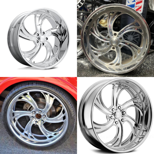 RCSR Sliver 6x139.76x5.5 5x5.5 5x112 Llantas Personalizadas de 22 24 26 28 Pulgadas para Bentayga Tahoe GMC Yukon Monte Carlo - Product Image 6