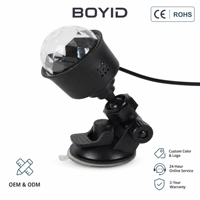 Boule disco LED RVB USB Boyid en PVC, lumières mobiles activées par le son, DJ CRI 80 pour utilisation en soirée à domicile