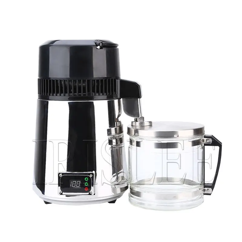 1L/H Distilling Speed 4L Water Distiller Treatment Purifier Filter Touch Screen Time Setting 304 Stainless Home Appliance