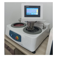 Máquina de Pulido y Esmerilado Metalográfico Automática de Doble Disco con Carga de Presión Independiente de un Solo Punto para Muestras de Impresión 3D