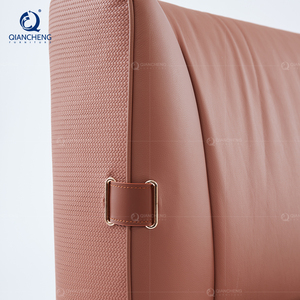 Muebles de dormitorio de lujo modernos, marco de madera, tela, <span class=keywords><strong>cama</strong></span> doble, <span class=keywords><strong>esponja</strong></span>, <span class=keywords><strong>cama</strong></span> suave <span class=keywords><strong>para</strong></span> el hogar - Product Image 5