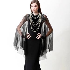 <span class=keywords><strong>Set</strong></span> di gioielli in perle grosso placcato oro per donna collana lunga con perle a strati e orecchini in lega - Product Image 6