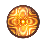 Feu de position latéral rond à LED de 2 pouces pour remorque et camion, conforme aux normes DOT/FMVSS108/SAE