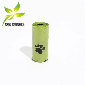 Custom Logo Printed Dog Poo Waste <b>Bags</b> Eco-Friendly Biodegradable <b>Compostable</b> Cornstarch Strong Odor Control for Cats Pet Dogs - Product Image 2