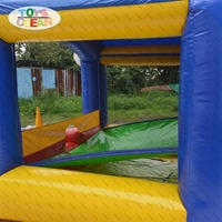 Cabinas de juegos deportivos de grado comercial personalizadas, simulador de béisbol inflable, juego de objetivo de ataque de béisbol para adultos y niños